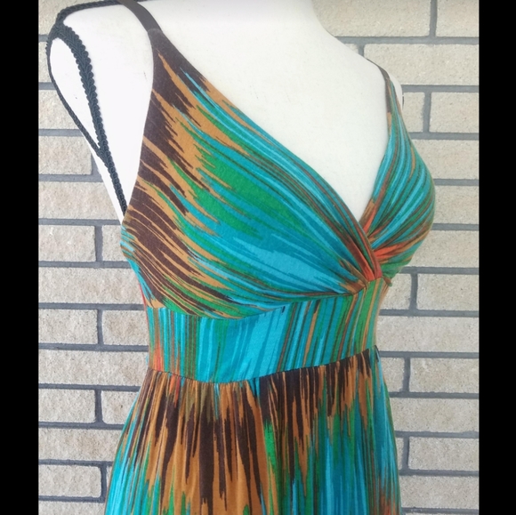 Multi Color Dress by Allison Brittney Size Medium - Picture 8 of 13